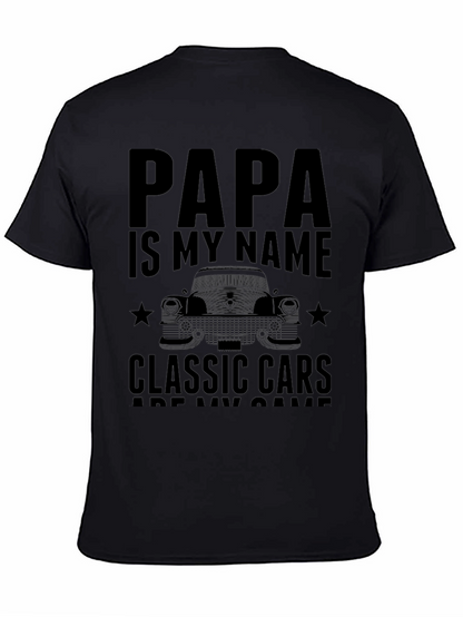 Papas Classic Car T-Shirt - The Perfect Gift!