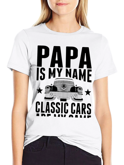 Papas Classic Car T-Shirt - The Perfect Gift!