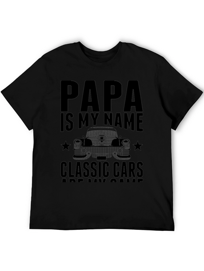 Papas Classic Car T-Shirt - The Perfect Gift!