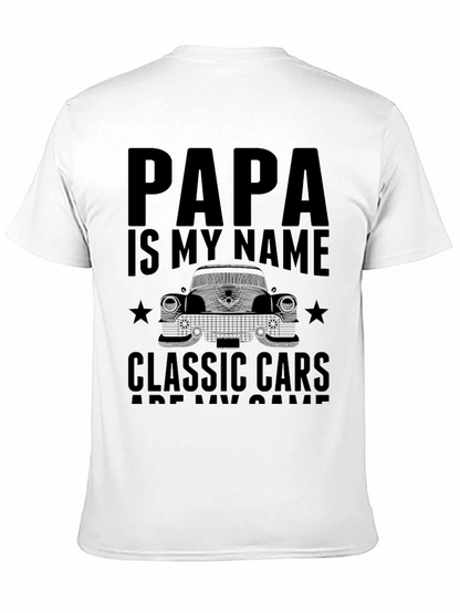 Papas Classic Car T-Shirt - The Perfect Gift!