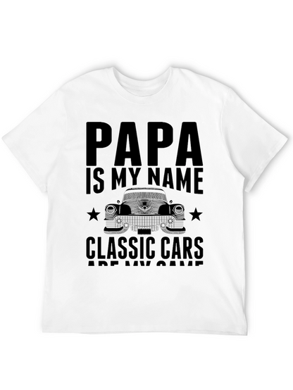 Papas Classic Car T-Shirt - The Perfect Gift!