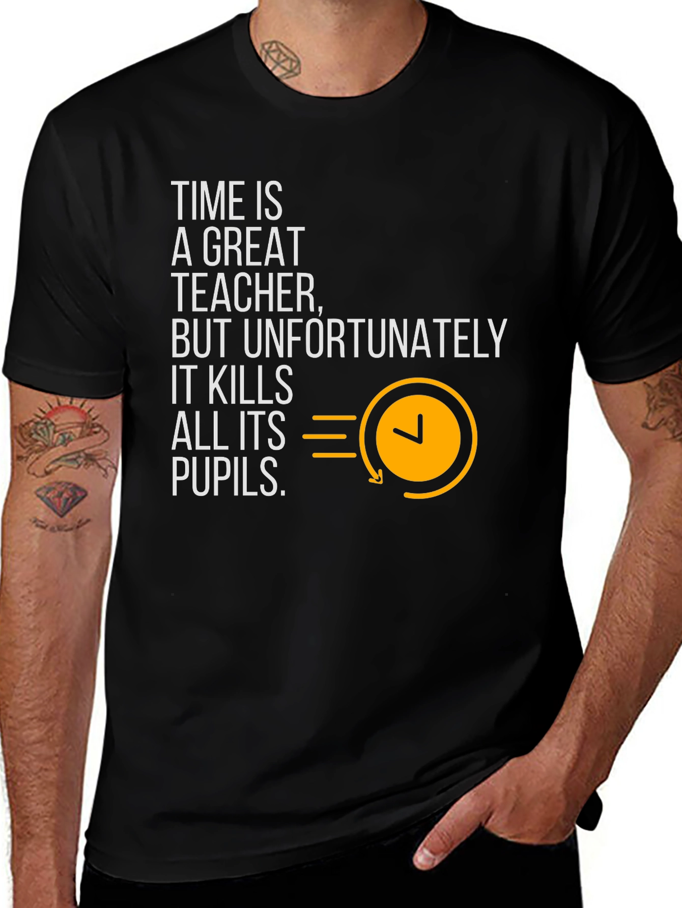 Time is a Great Teacher Graphic Tee