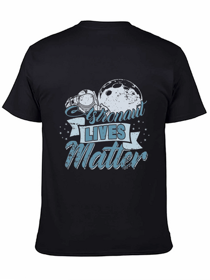 Astronaut Lives Matter Graphic T-Shirt - Space Theme