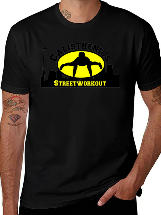 Calisthenics Street Workout Black T-Shirt