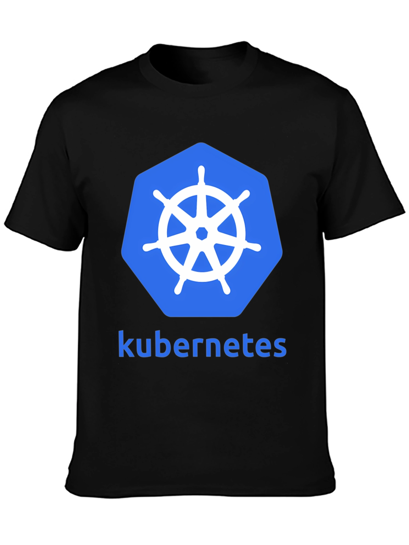 Kubernetes Logo Graphic Tee - Modern Developer T-Shirt
