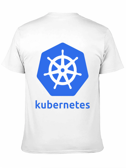 Kubernetes Logo Graphic Tee - Modern Developer T-Shirt
