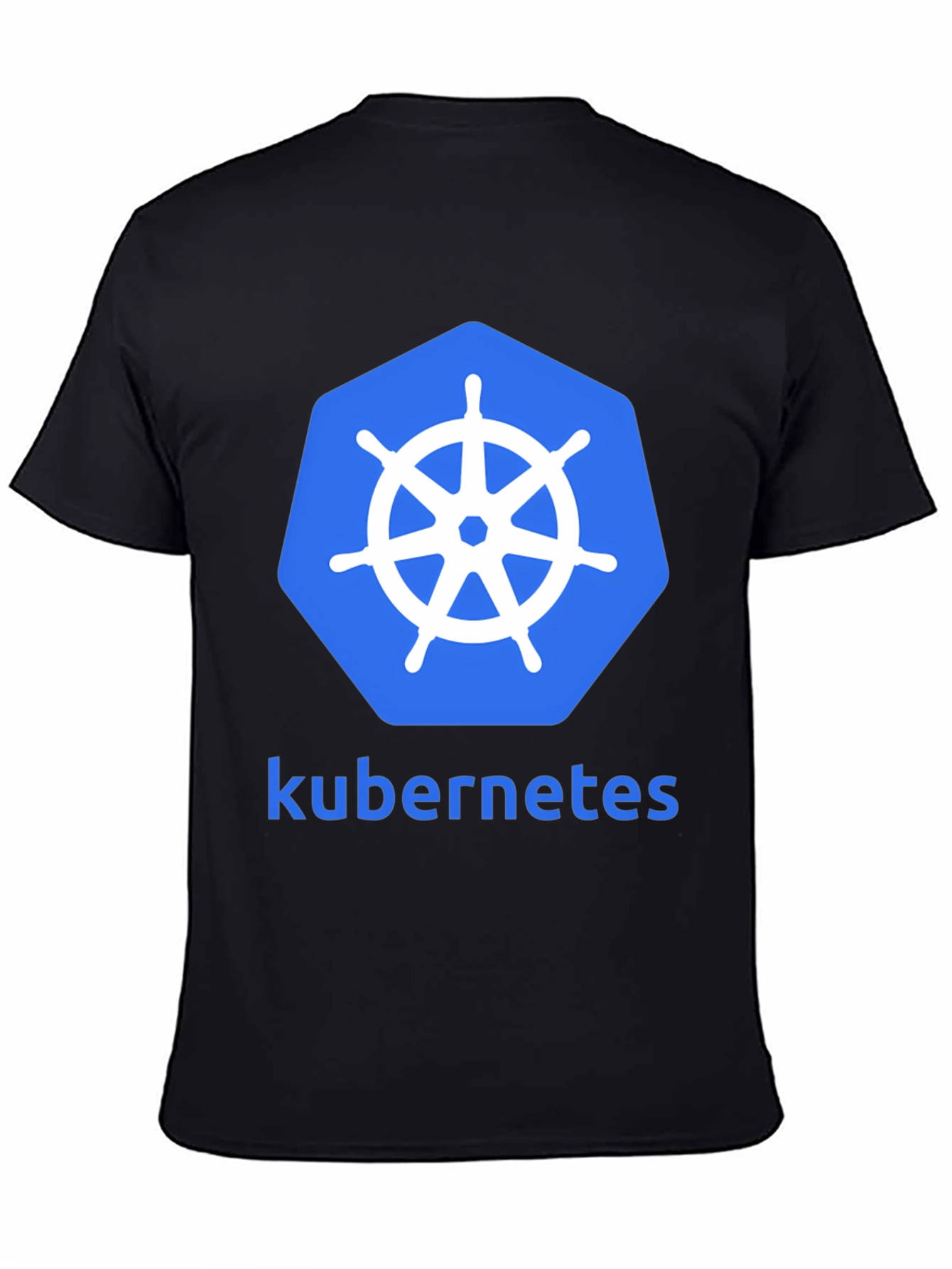 Kubernetes Logo Graphic Tee - Modern Developer T-Shirt