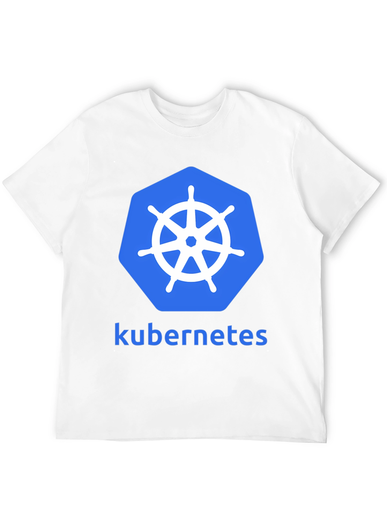 Kubernetes Logo Graphic Tee - Modern Developer T-Shirt
