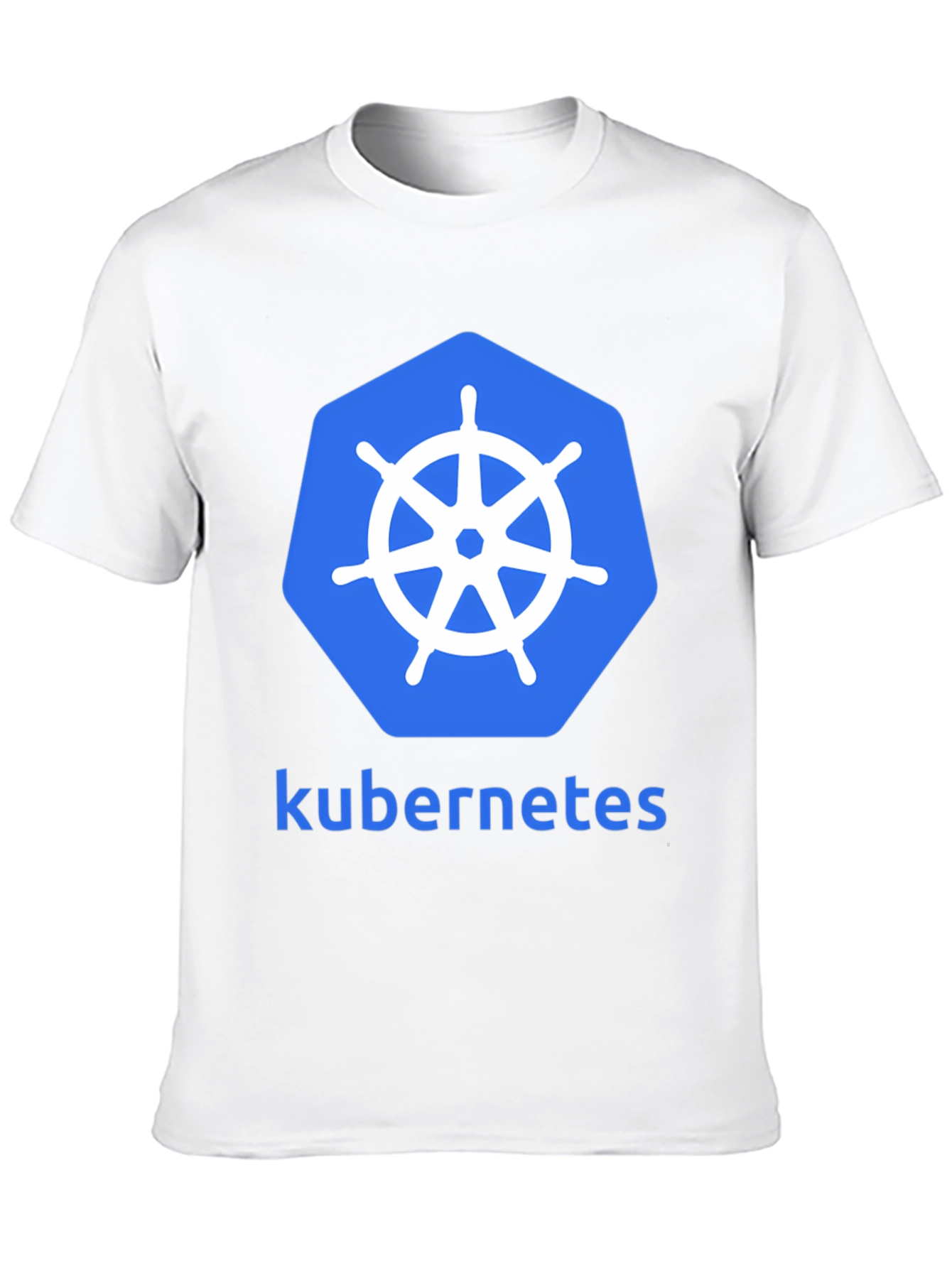 Kubernetes Logo Graphic Tee - Modern Developer T-Shirt