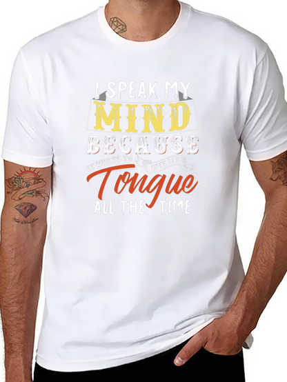 Speak My Mind Graphic T-Shirt