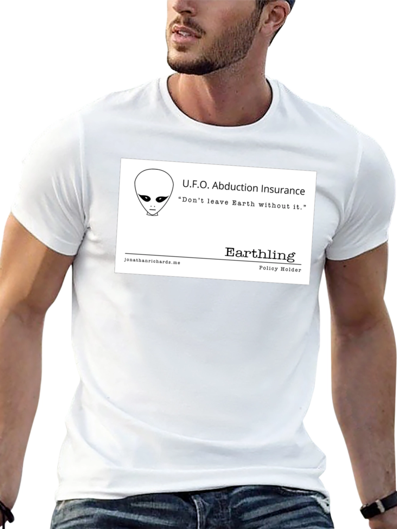 UFO Abduction Insurance T-Shirt - Earthling Policy