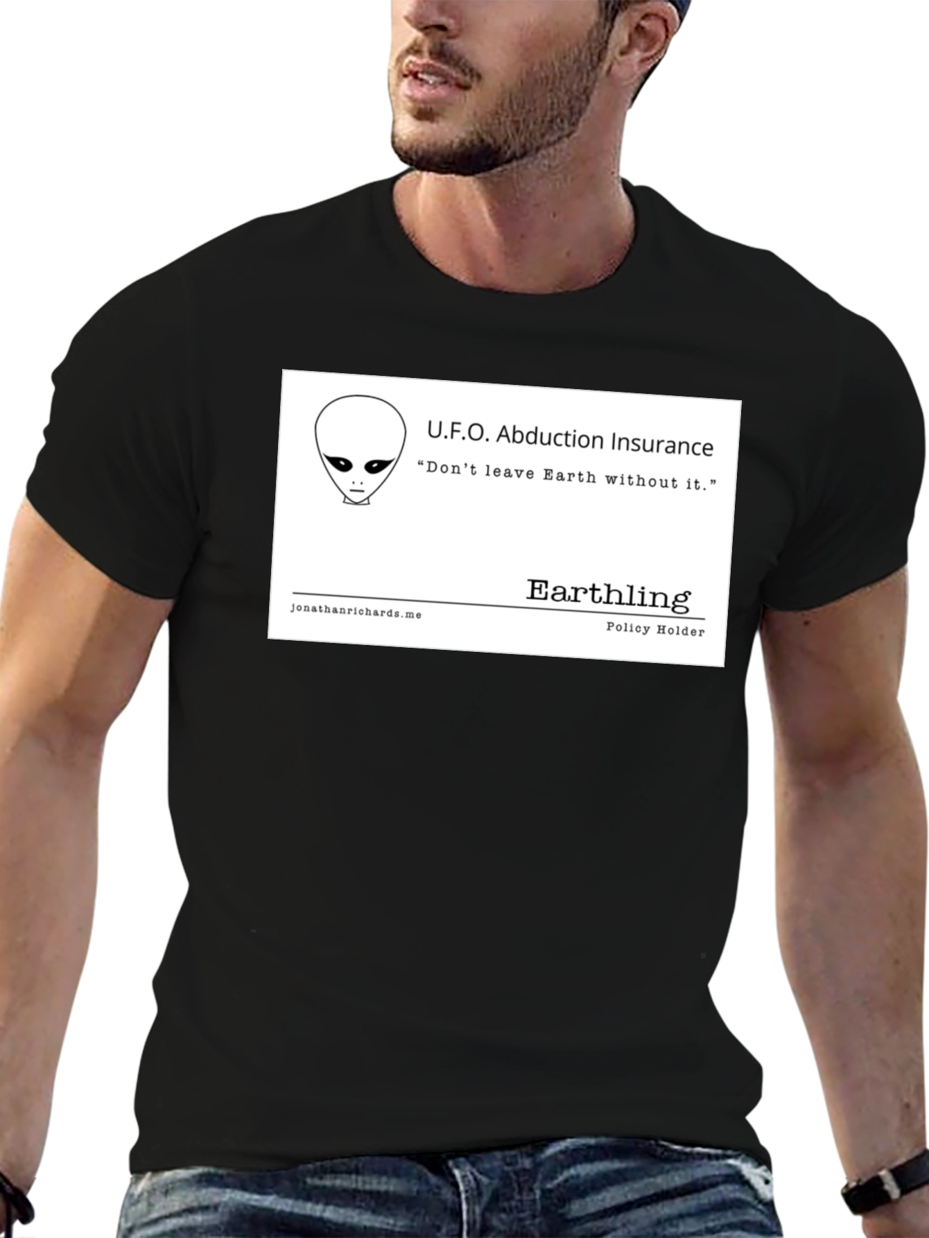 UFO Abduction Insurance T-Shirt - Earthling Policy