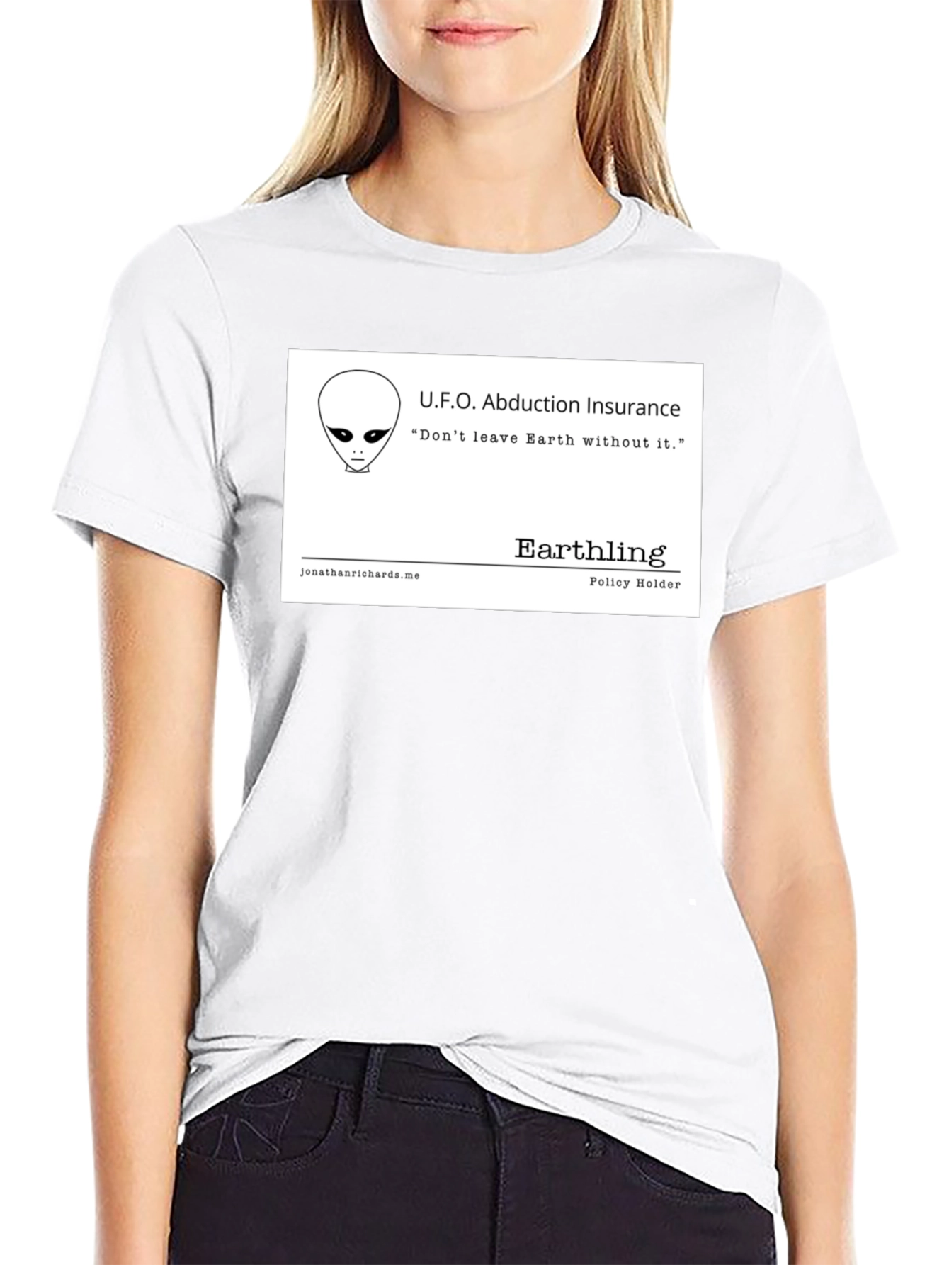 UFO Abduction Insurance T-Shirt - Earthling Policy