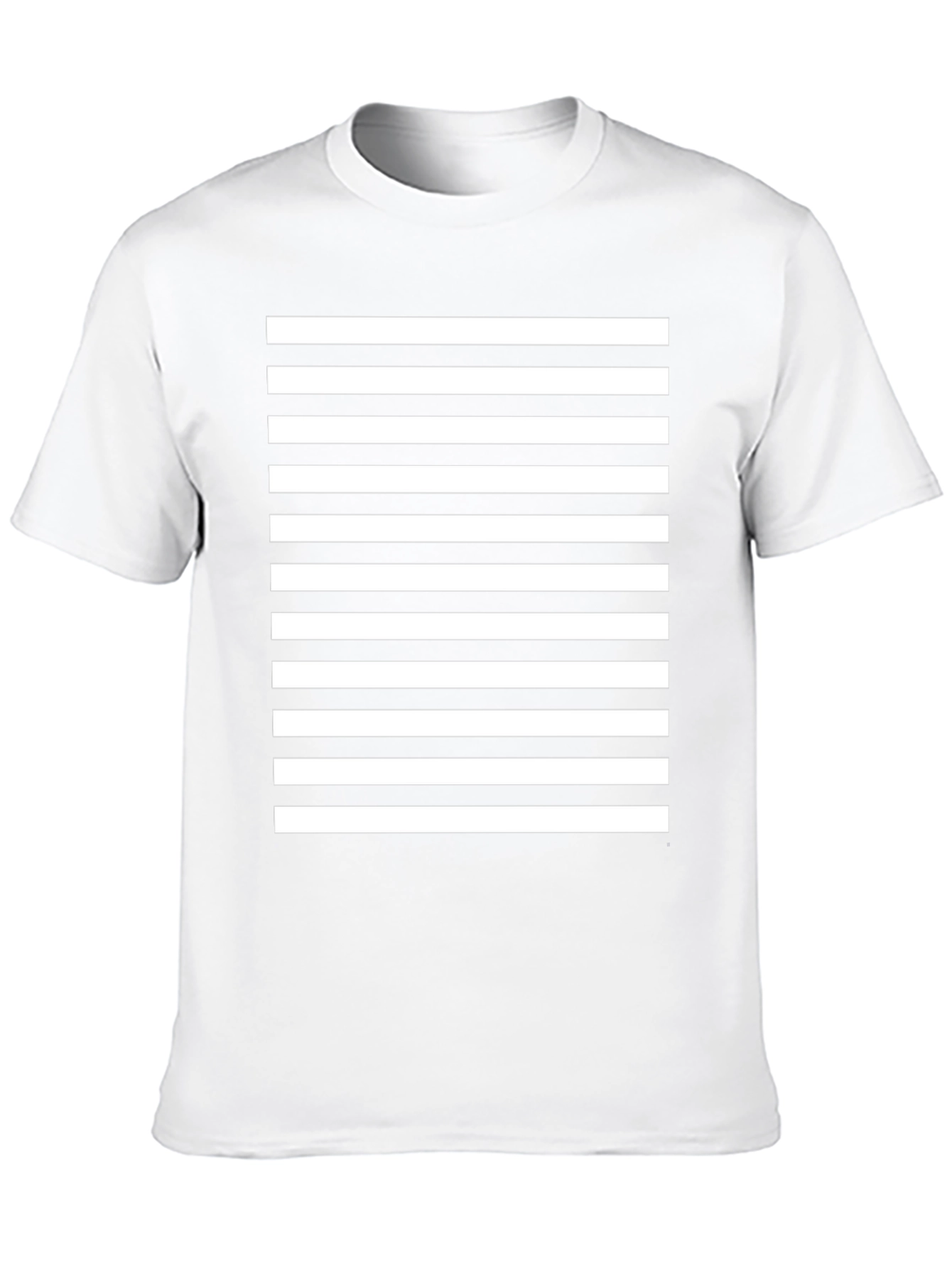 Striped Tee - Bold Black & White Design