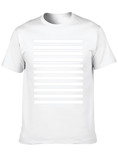 Striped Tee - Bold Black & White Design