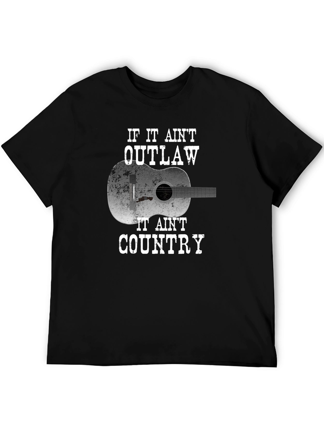 Outlaw Country Guitar Graphic Tee