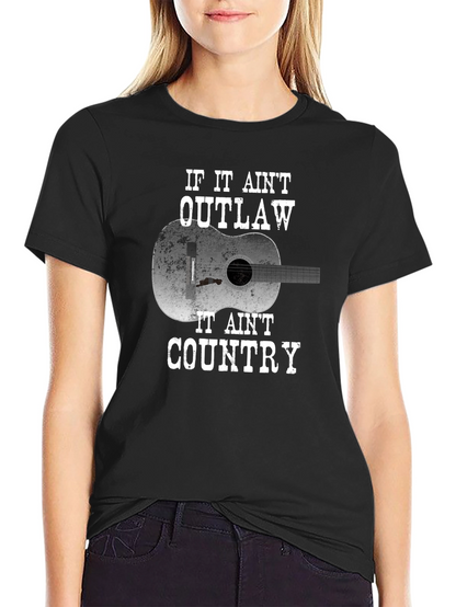 Outlaw Country Guitar Graphic Tee