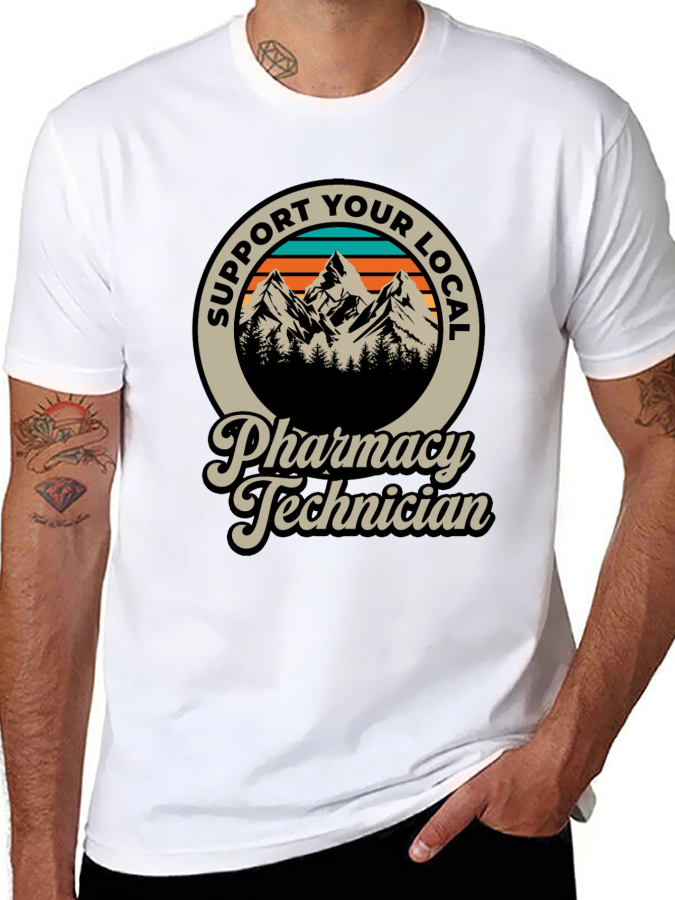Support Your Local Pharmacy Technician T-Shirt
