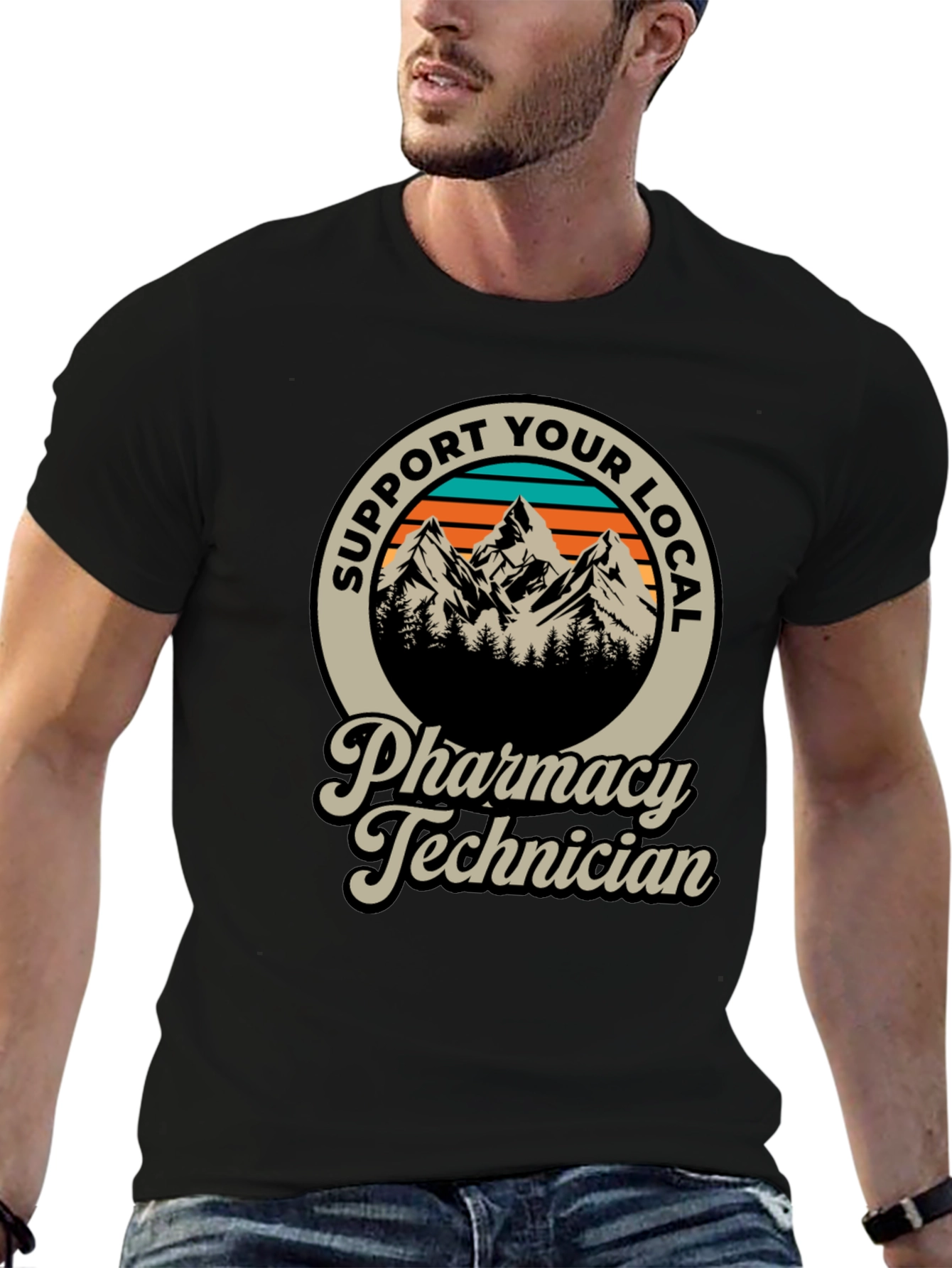 Support Your Local Pharmacy Technician T-Shirt