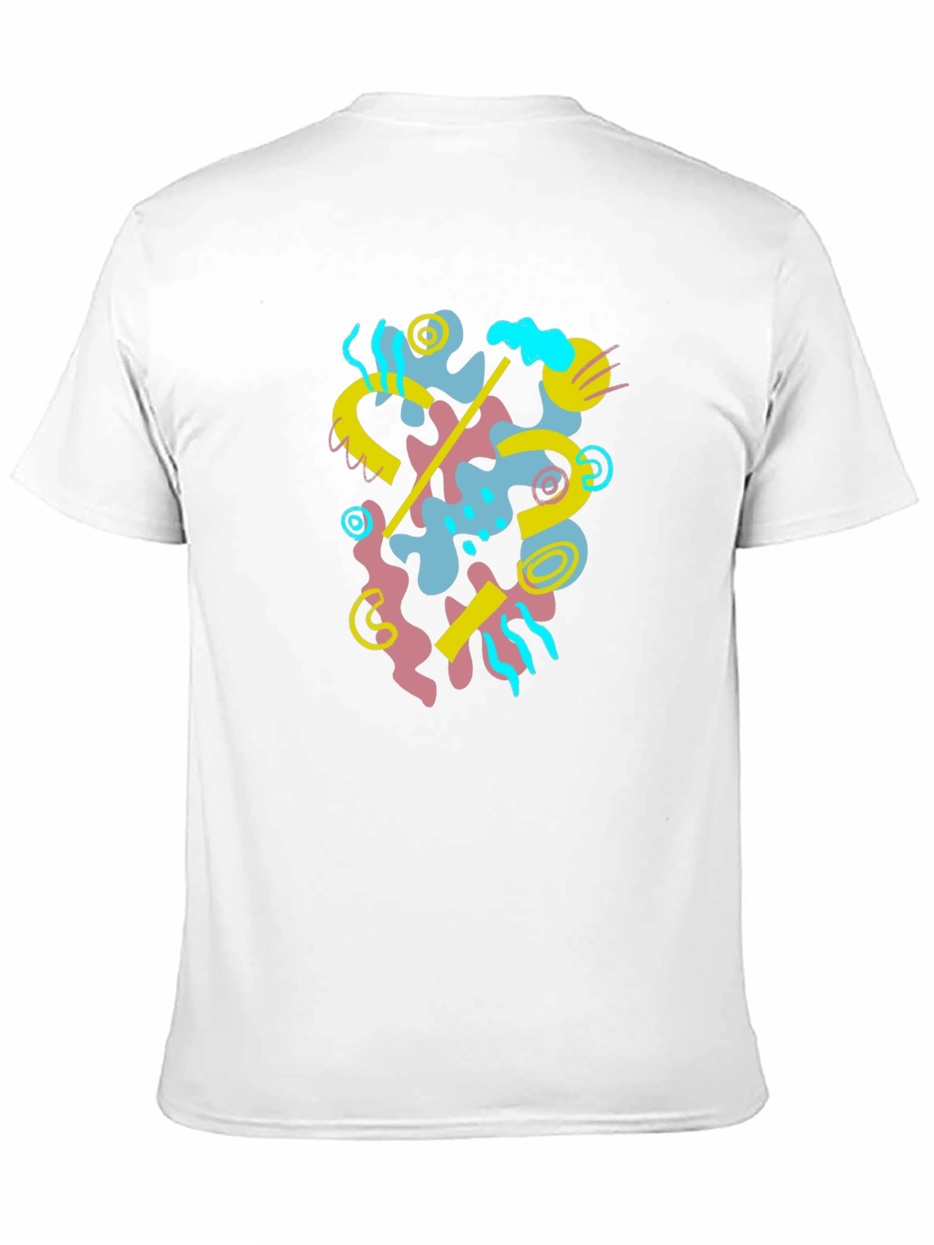 Abstract Graphic Black T-Shirt - Modern Art Tee