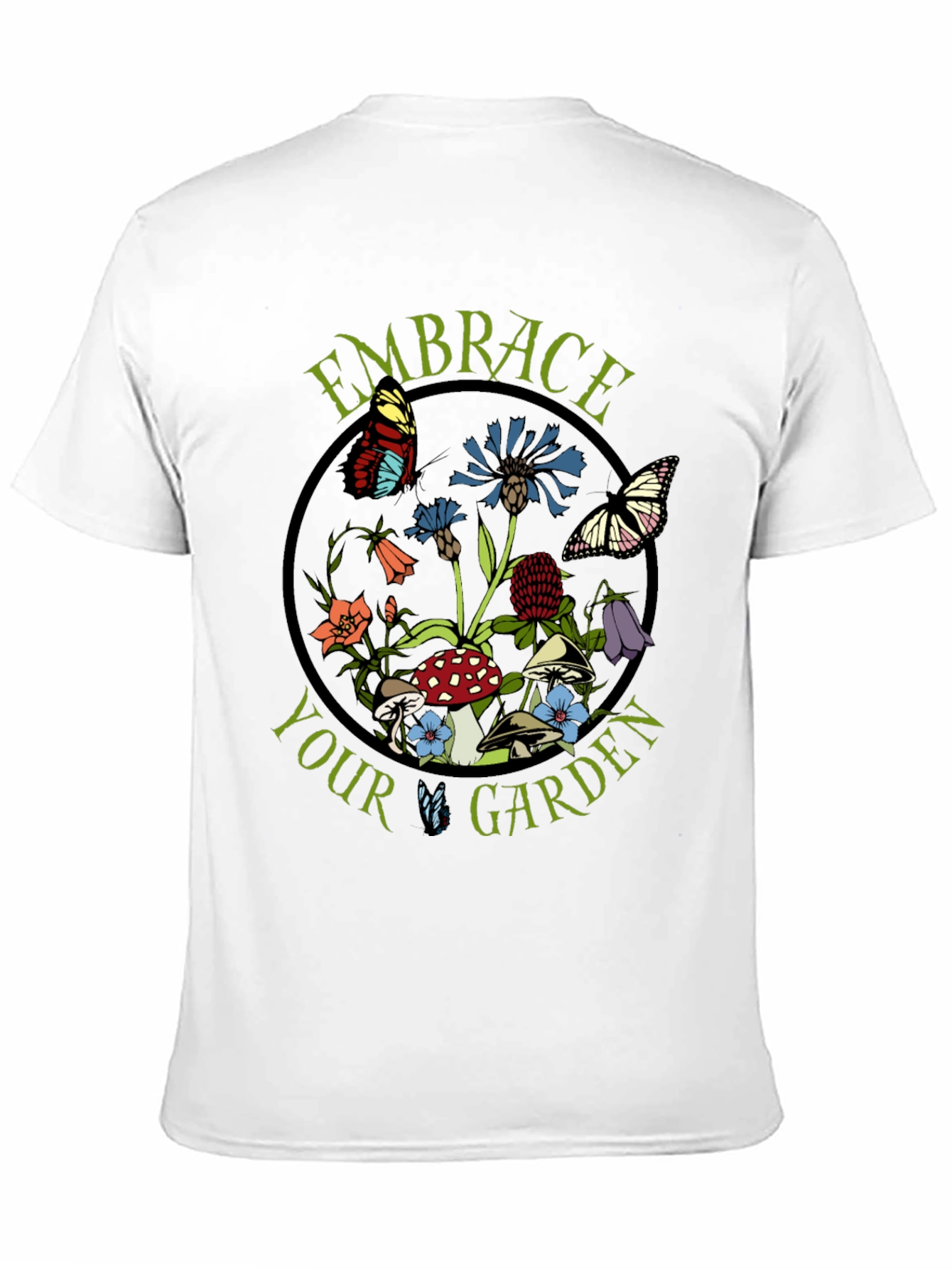 Embrace Your Garden Black T-Shirt