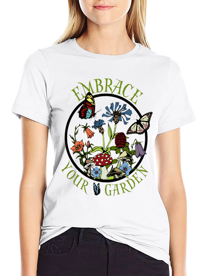 Embrace Your Garden Black T-Shirt