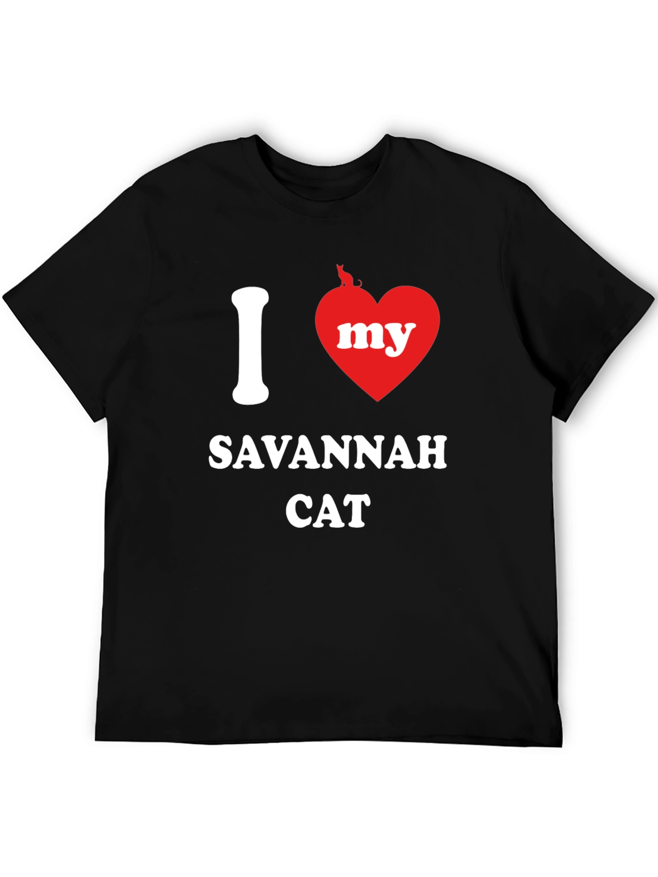 I Love My Savannah Cat T-Shirt