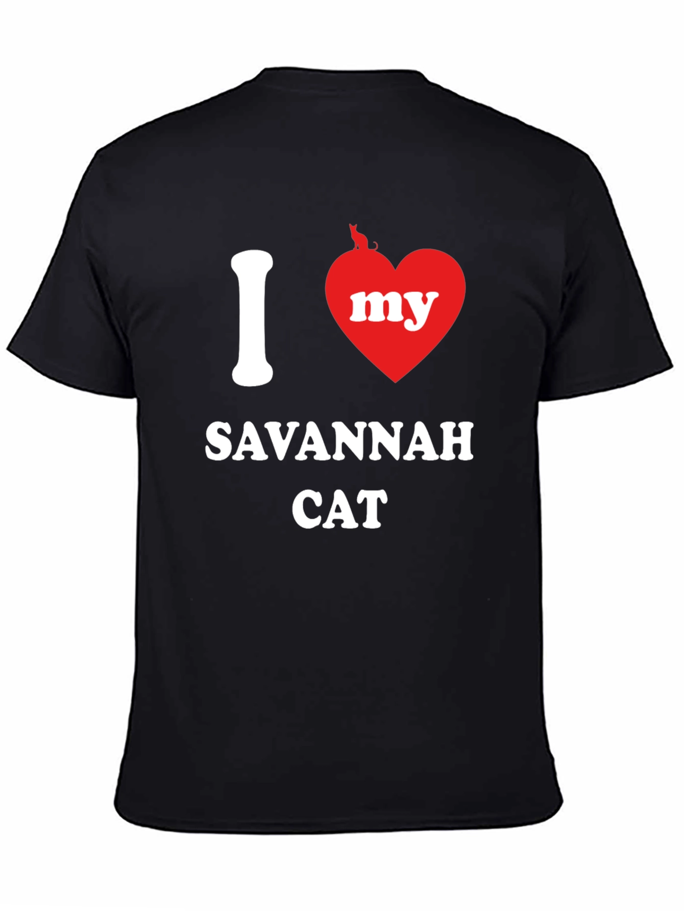 I Love My Savannah Cat T-Shirt