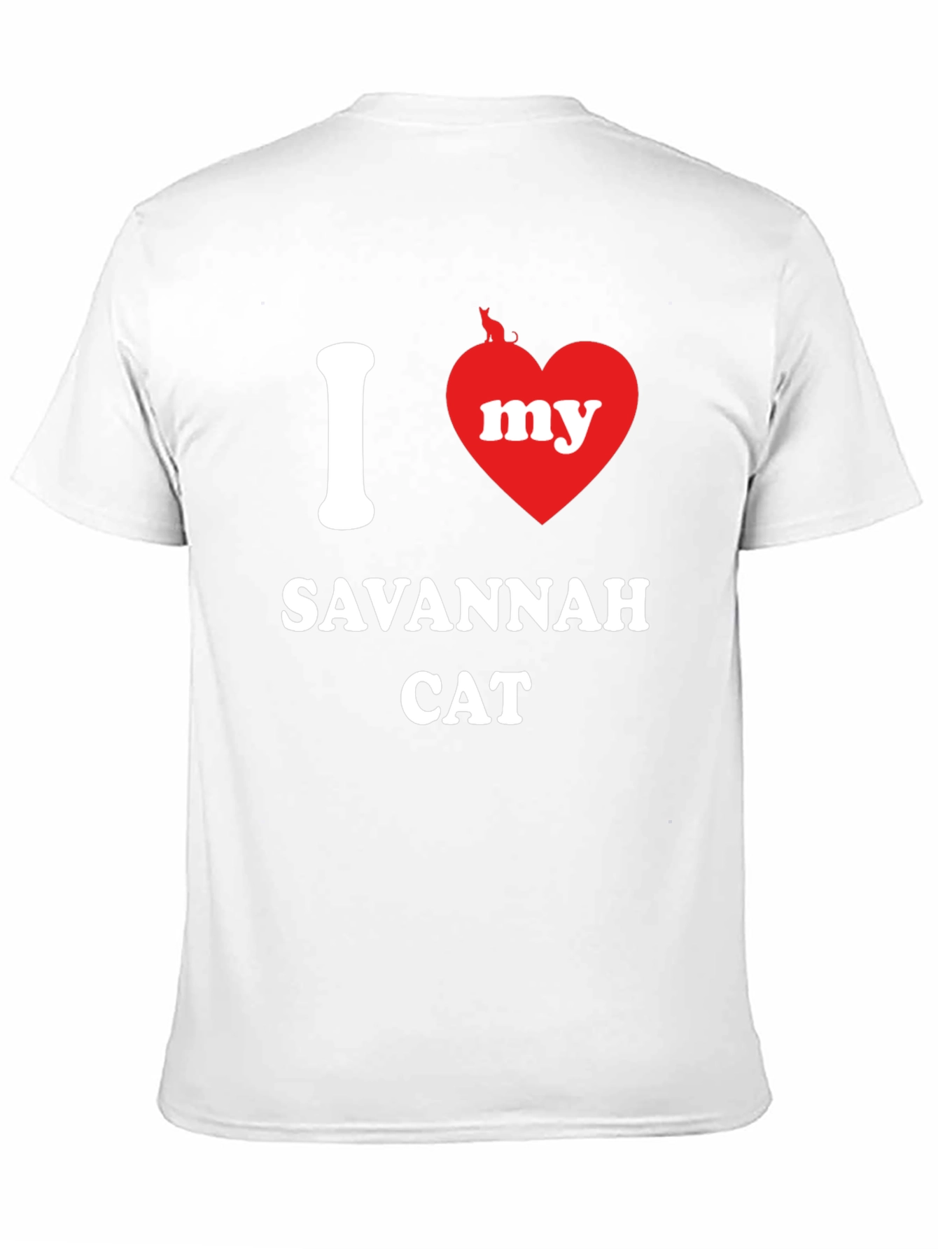 I Love My Savannah Cat T-Shirt