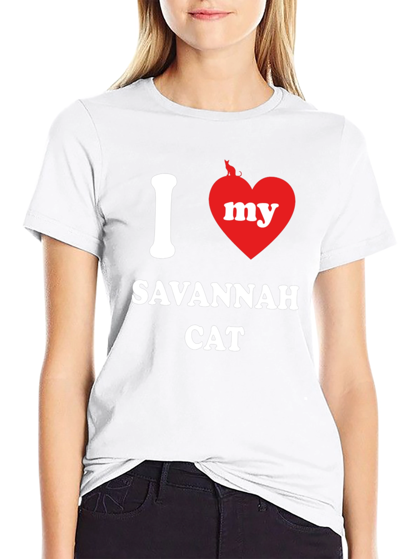 I Love My Savannah Cat T-Shirt