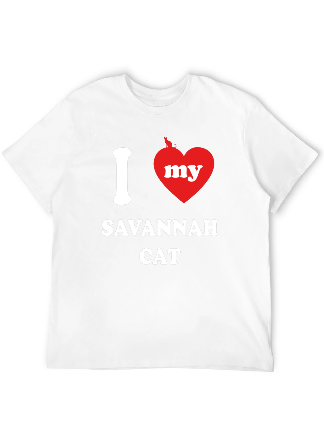 I Love My Savannah Cat T-Shirt