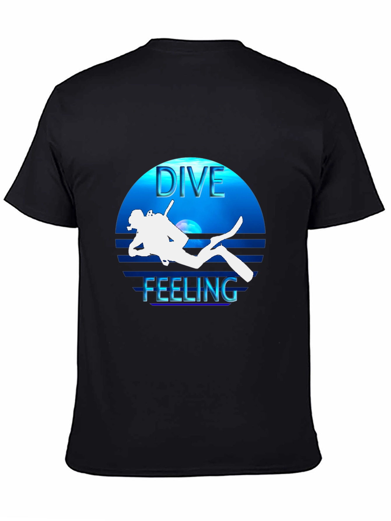 Dive Feeling Black T-Shirt