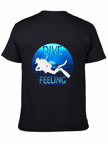 Dive Feeling Black T-Shirt