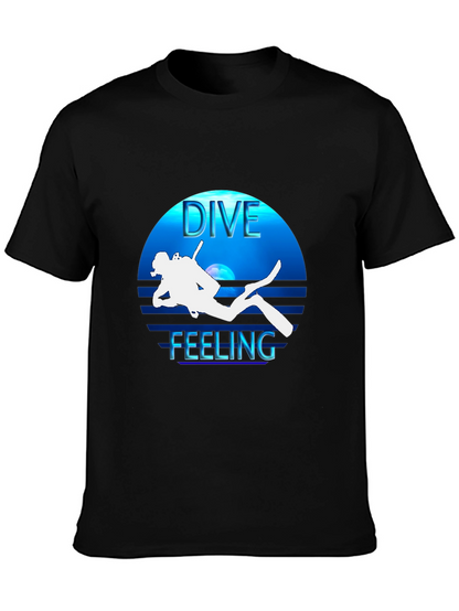 Dive Feeling Black T-Shirt