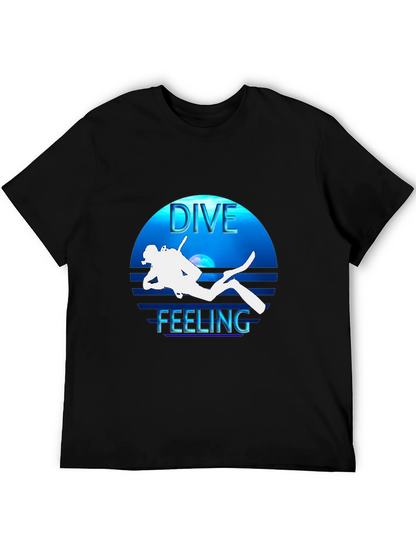 Dive Feeling Black T-Shirt