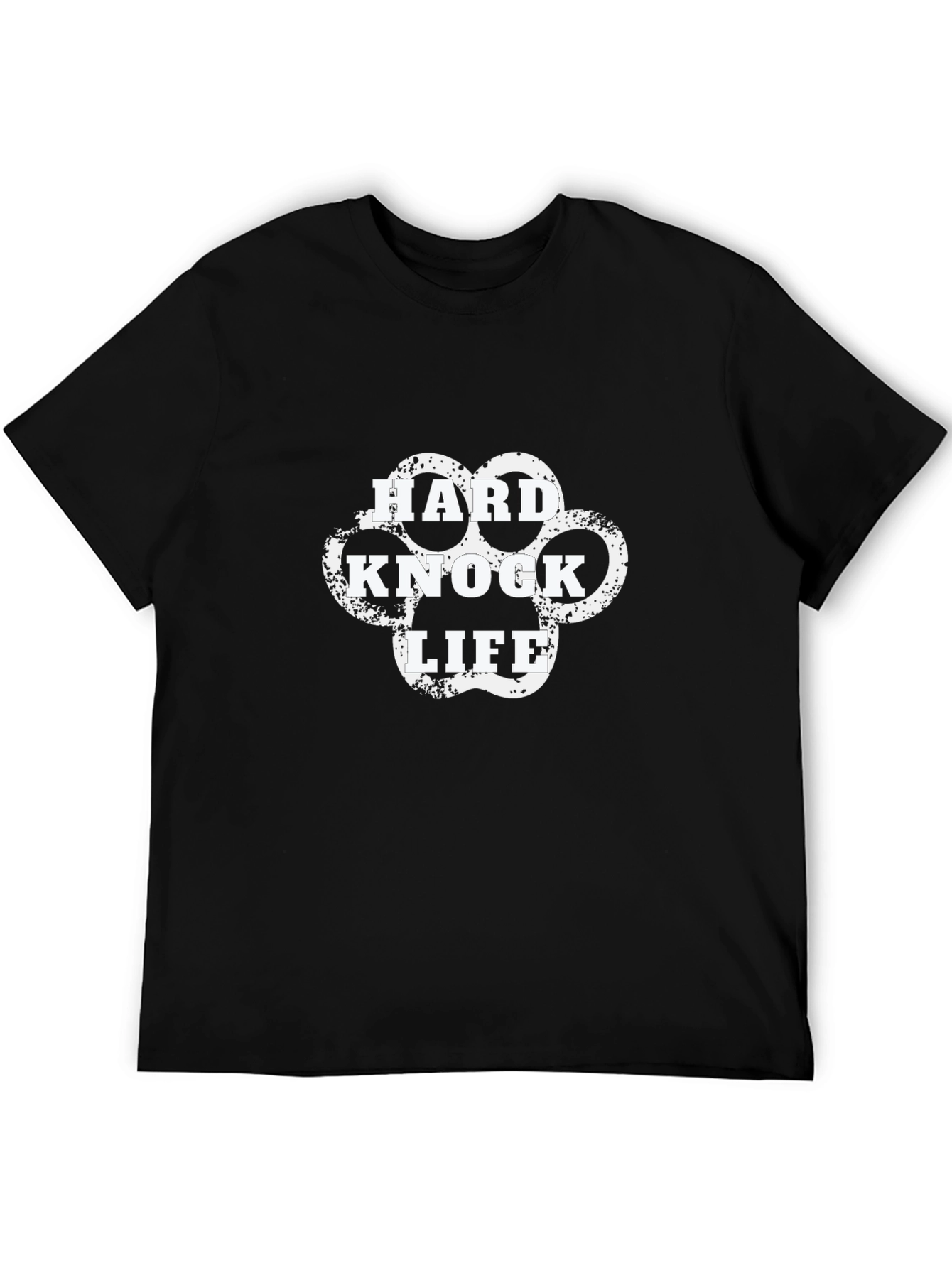 Hard Knock Life Black Graphic Tee