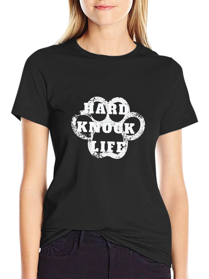 Hard Knock Life Black Graphic Tee