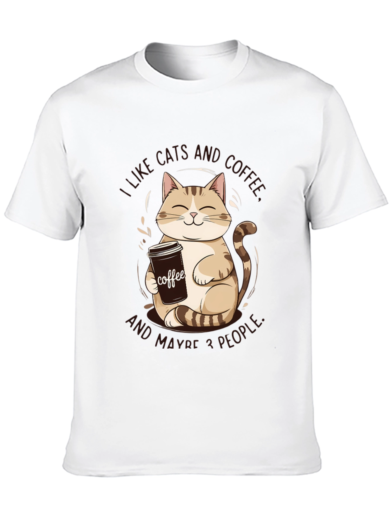I Like Cats and Coffee Graphic Tee
