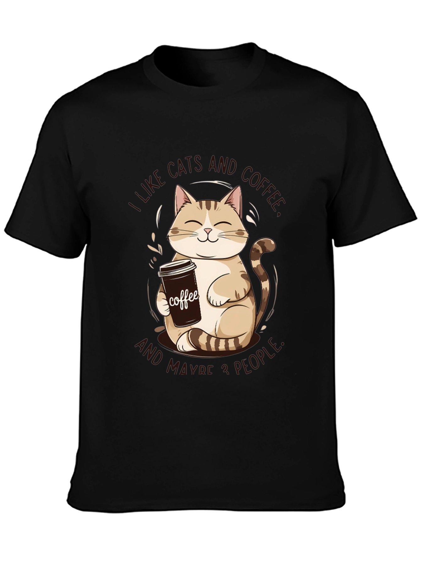 I Like Cats and Coffee Graphic Tee