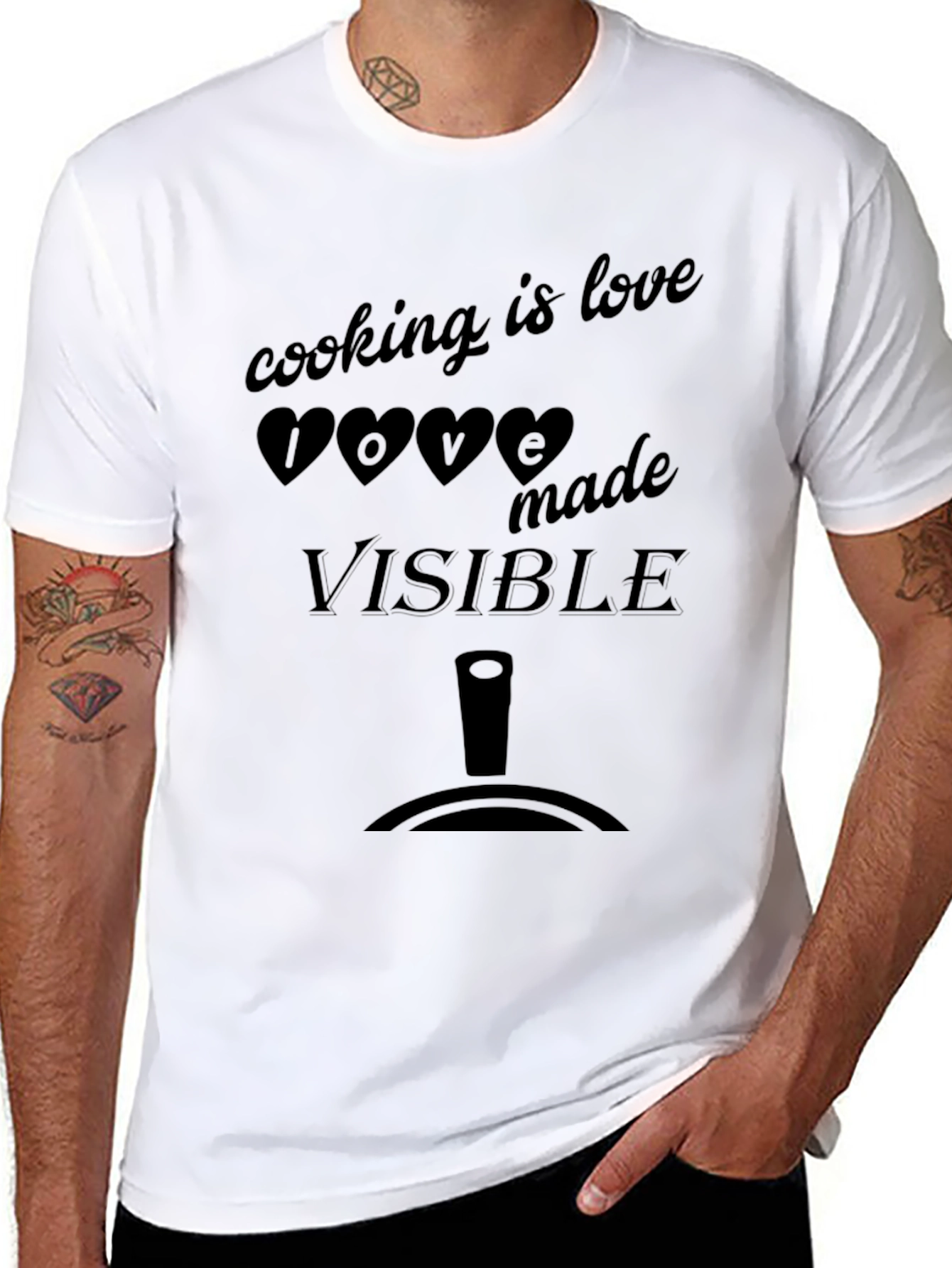 Cooking is Love Made Visible Graphic Tee