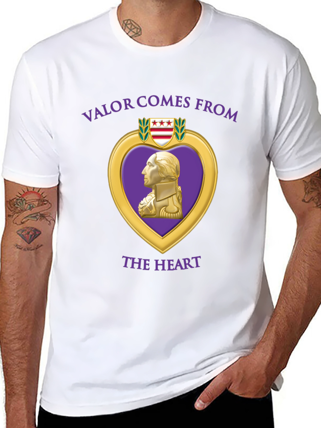 Valor Comes From The Heart T-Shirt