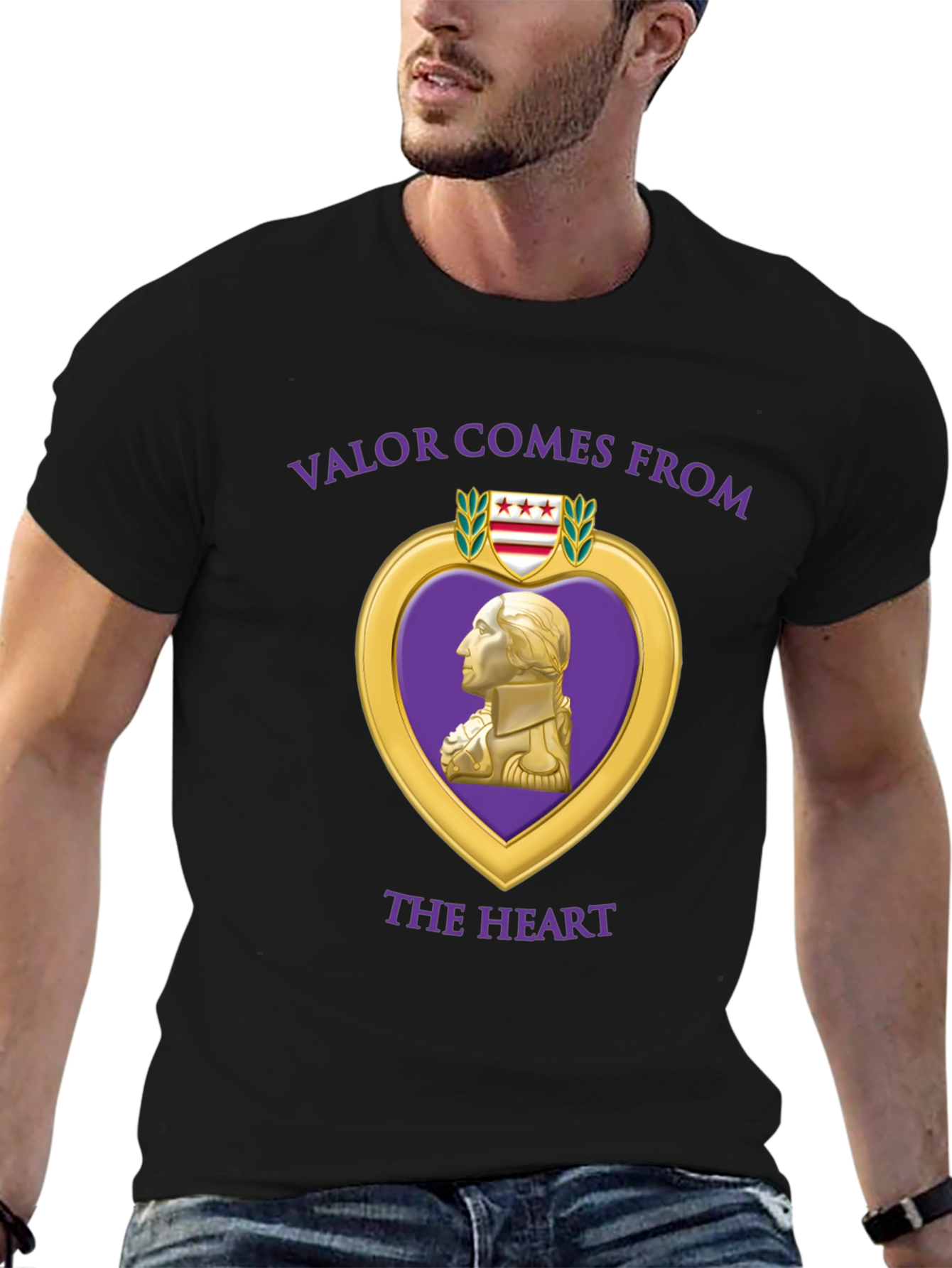 Valor Comes From The Heart T-Shirt