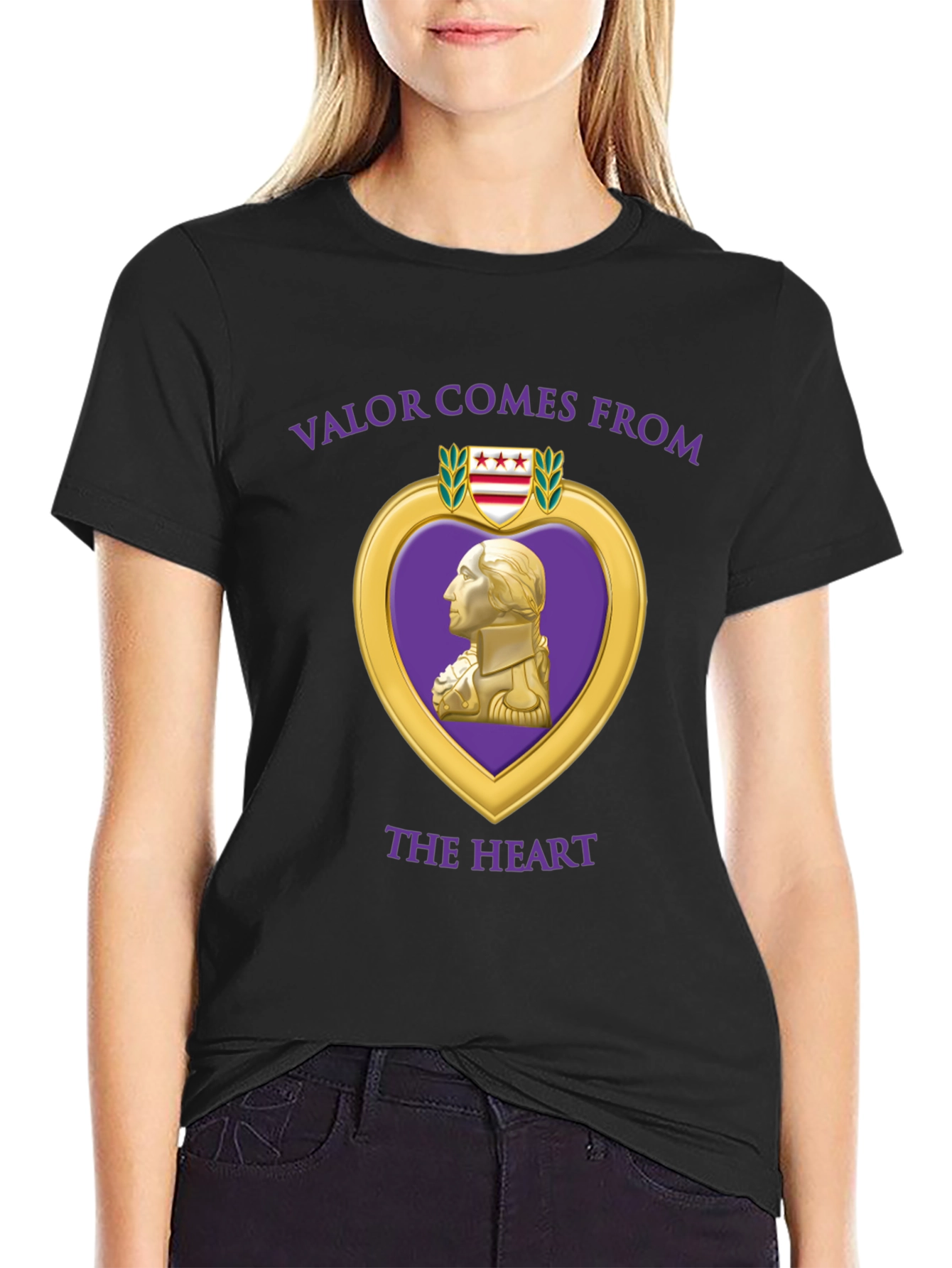 Valor Comes From The Heart T-Shirt