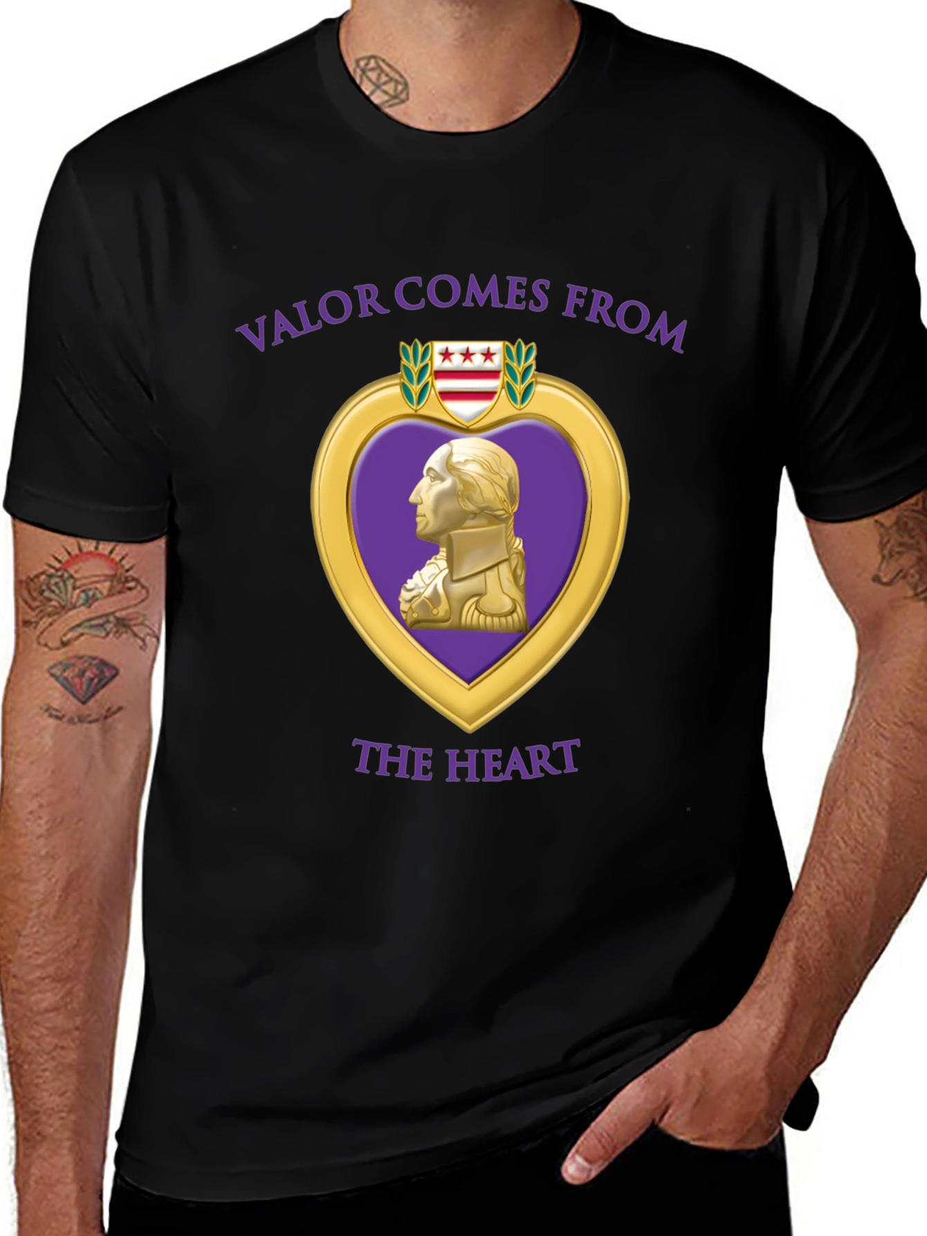 Valor Comes From The Heart T-Shirt