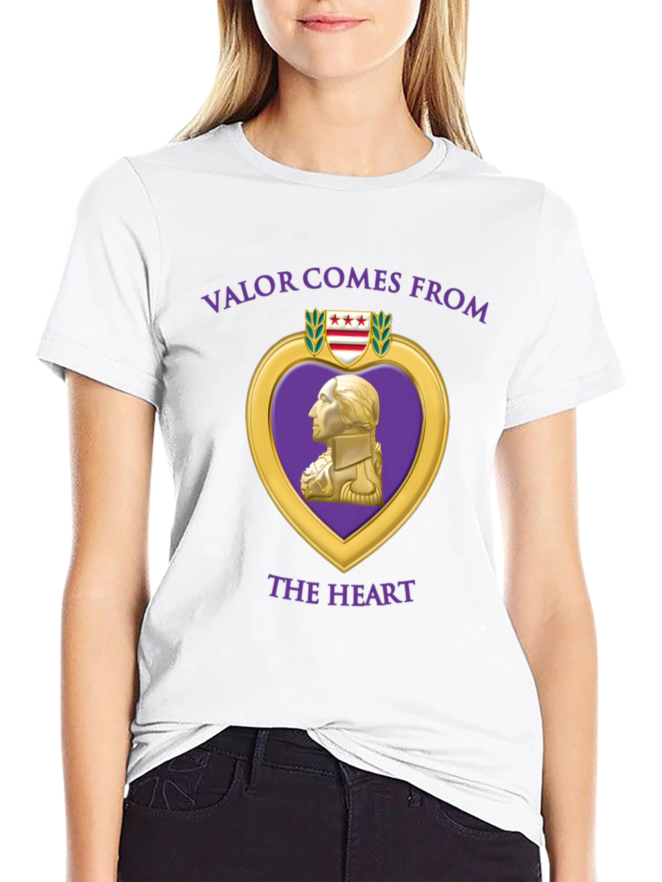 Valor Comes From The Heart T-Shirt