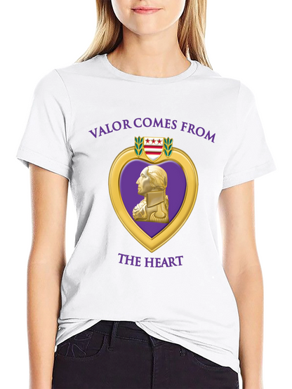 Valor Comes From The Heart T-Shirt