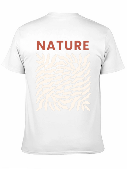 Nature Graphic Print Black T-Shirt