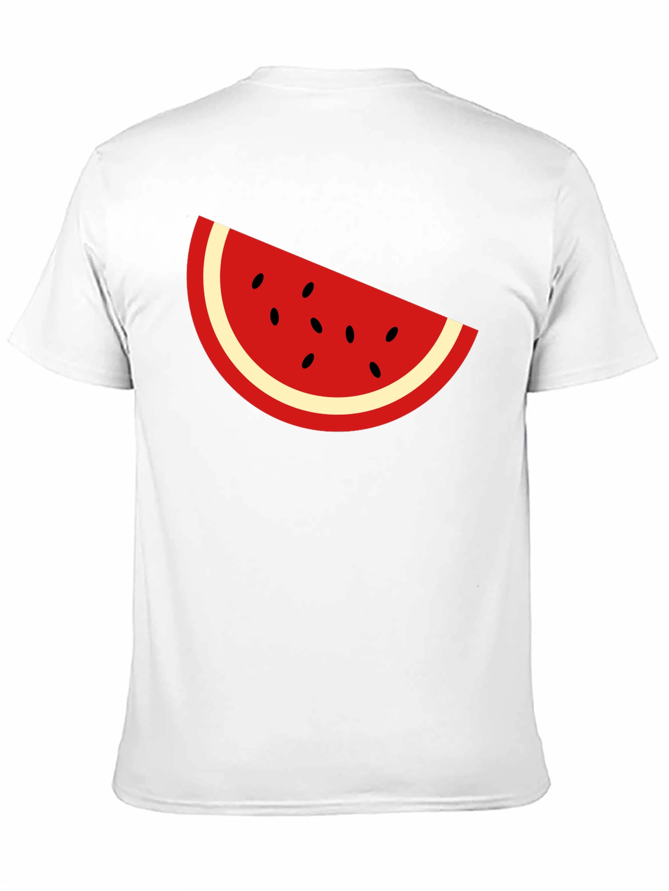 Cool Watermelon Slice Graphic Tee - Black
