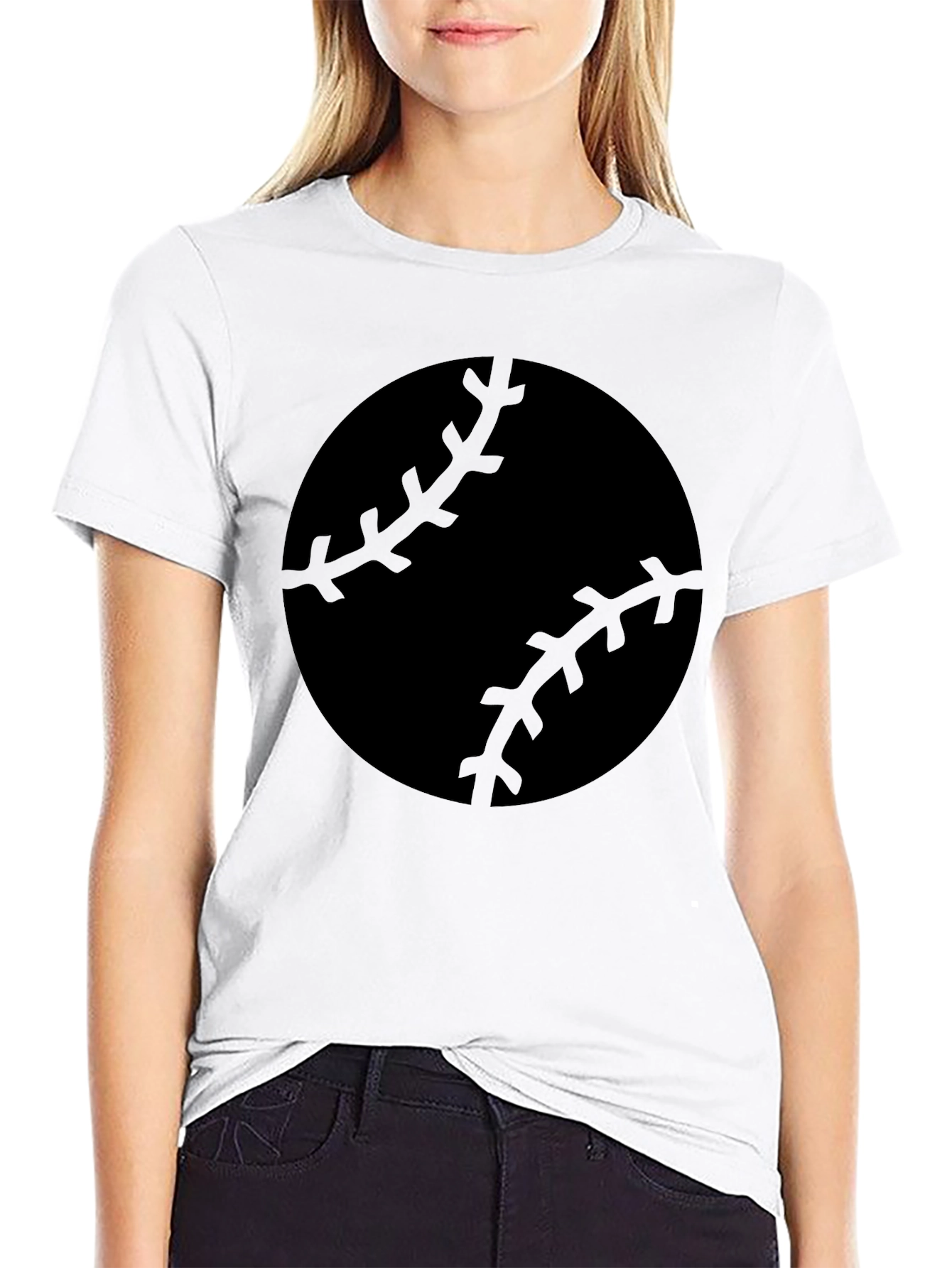 Baseball Graphic Tee - Classic Crew Neck