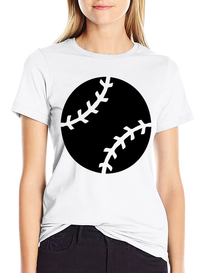 Baseball Graphic Tee - Classic Crew Neck